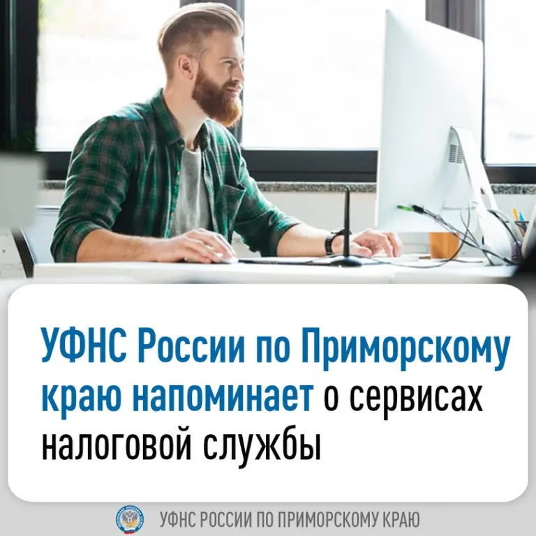 Получить услуги ФНС стало проще благодаря электронным сервисам в Приморье