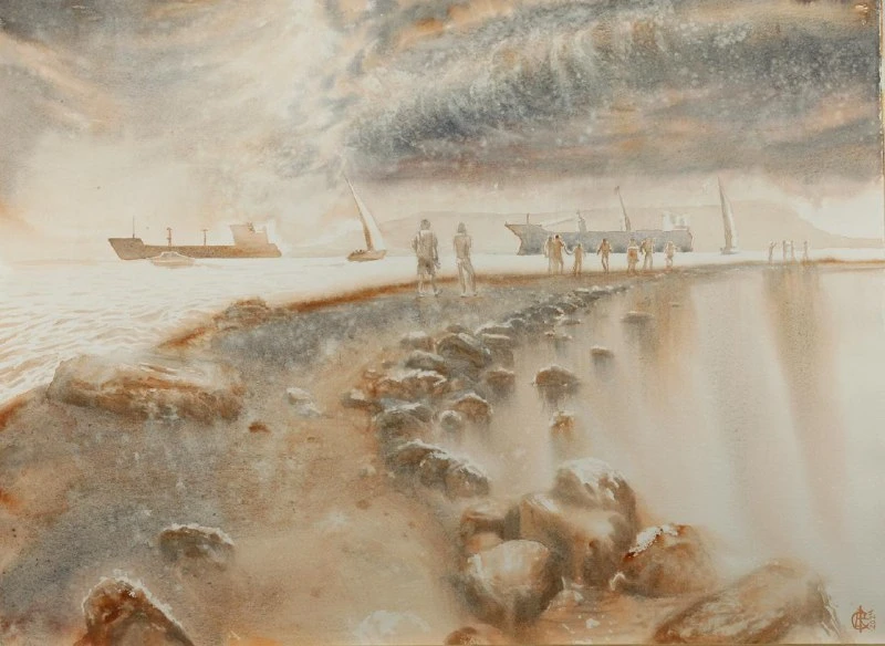 Кавалеровская картинная галерея приглашает на открытие выставки Романа Гвоздева "Дыхание моря"