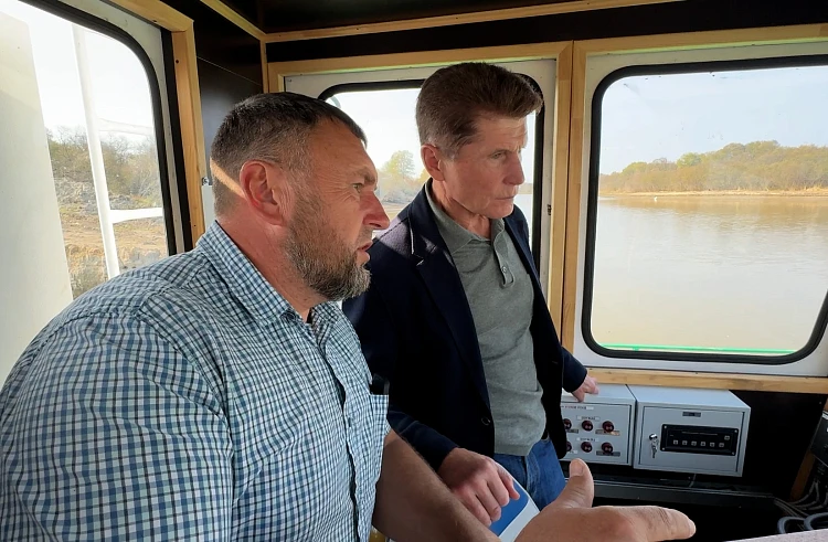 Земснаряд заработал на реках Приморья