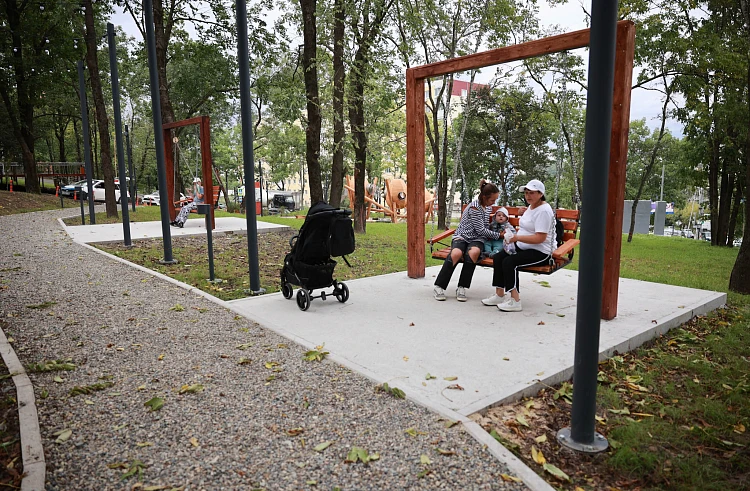 Губернатор Приморья открыл Сквер энергетиков во Владивостоке