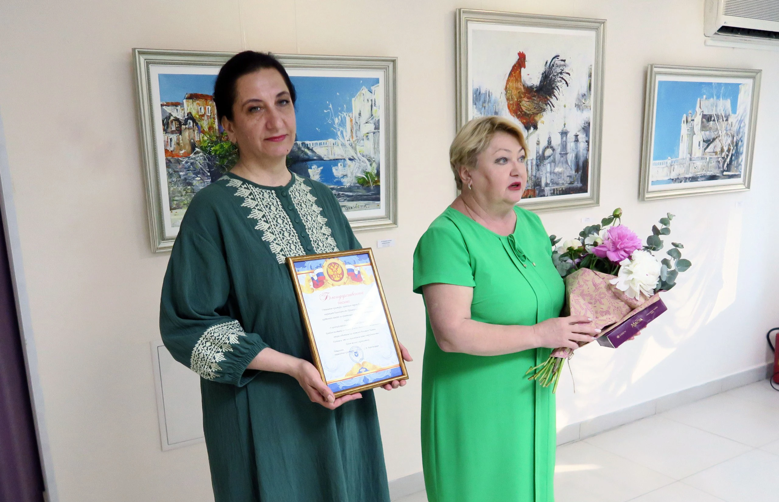 Выставка произведений из фондов Приморской картинной галереи открылась в Большом Камне