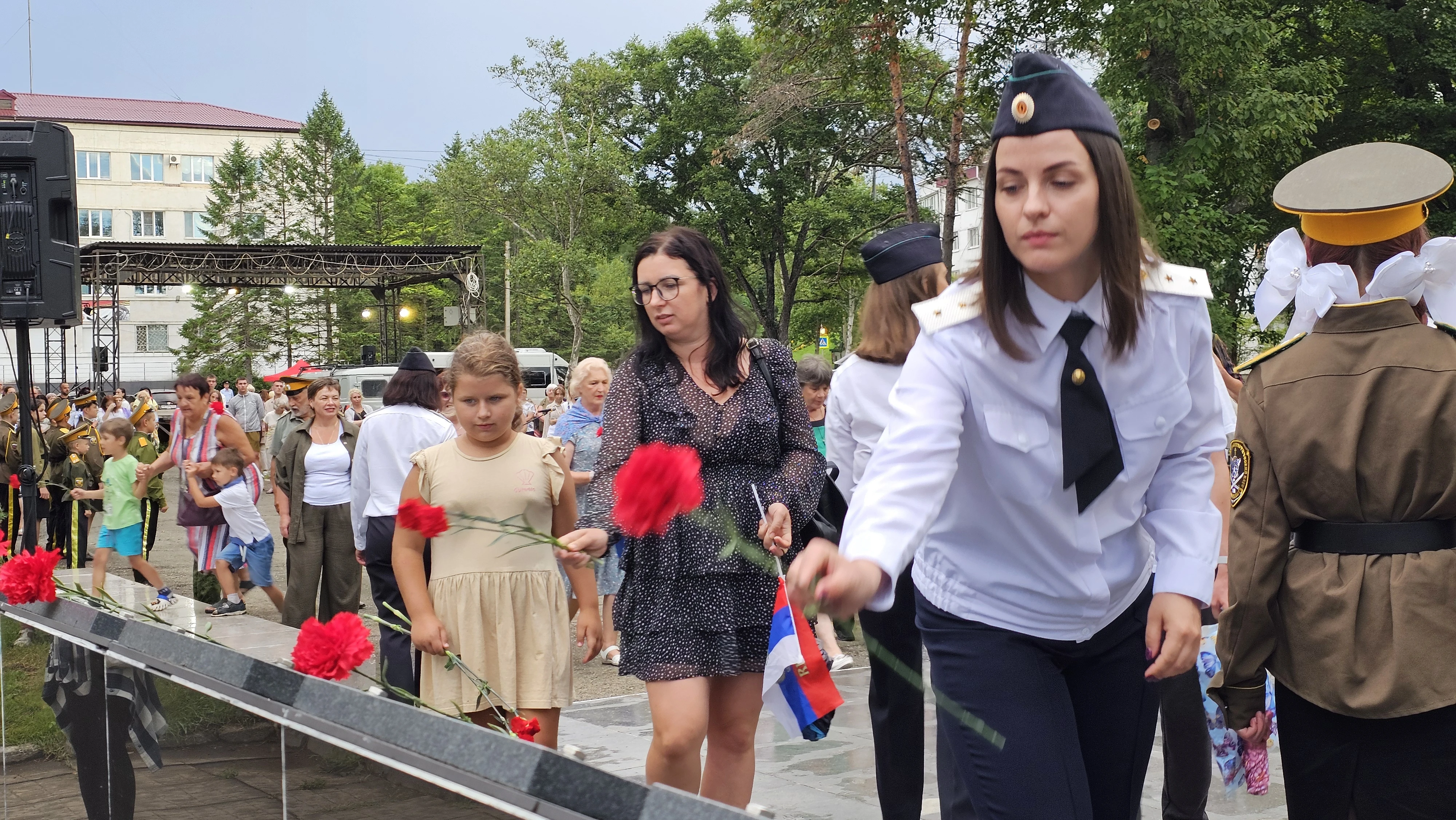 Митинг памяти в Славянке: 87 лет со дня Хасанских боёв