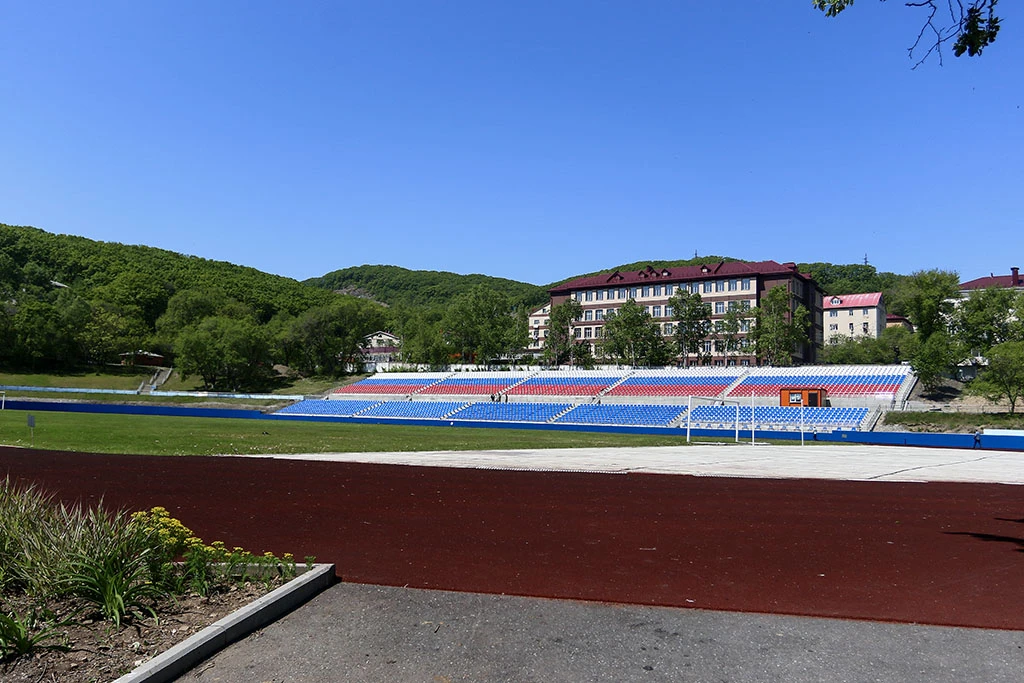 Реконструкция Находкинского стадиона «Водник» - на финальном этапе