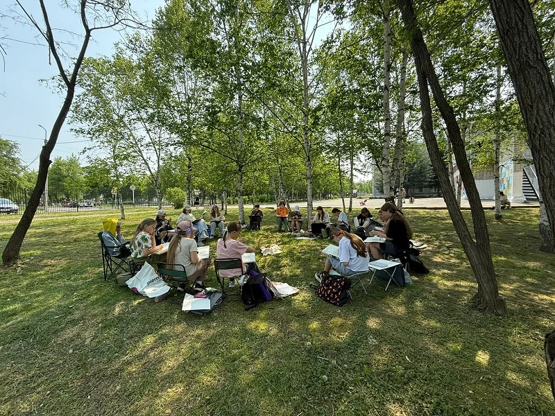 В школе искусств Арсеньева завершилась первая лагерная смена