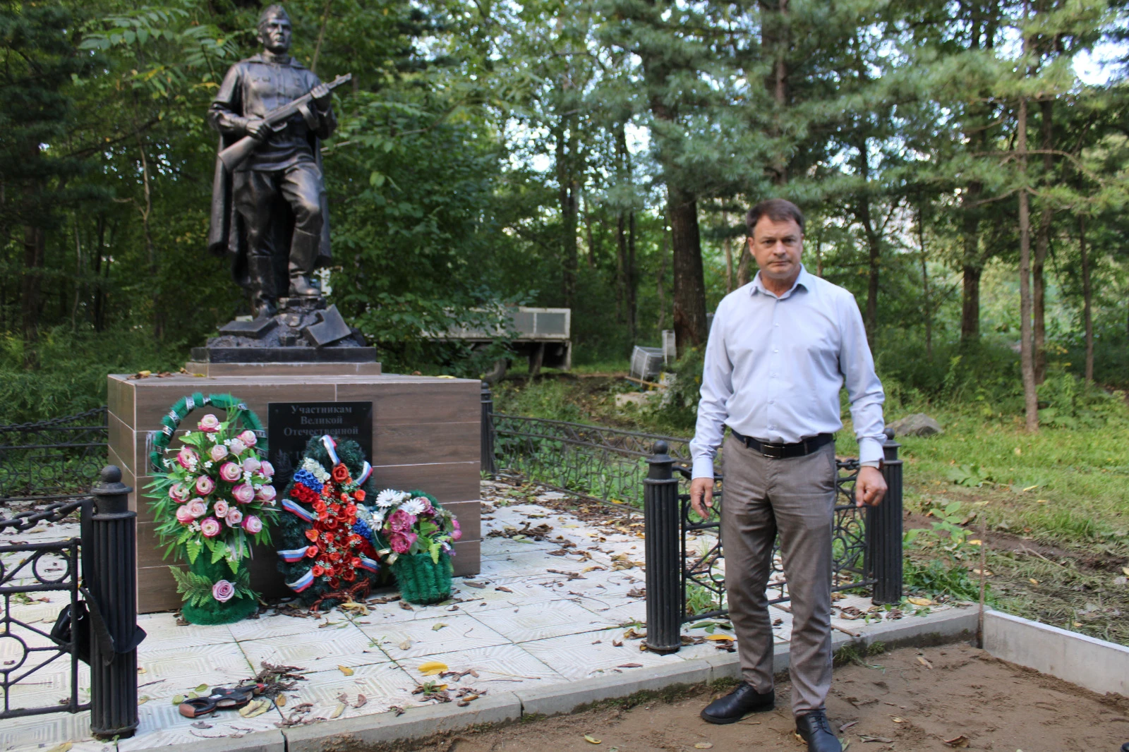 В Партизанске создают новое место для патриотических мероприятий