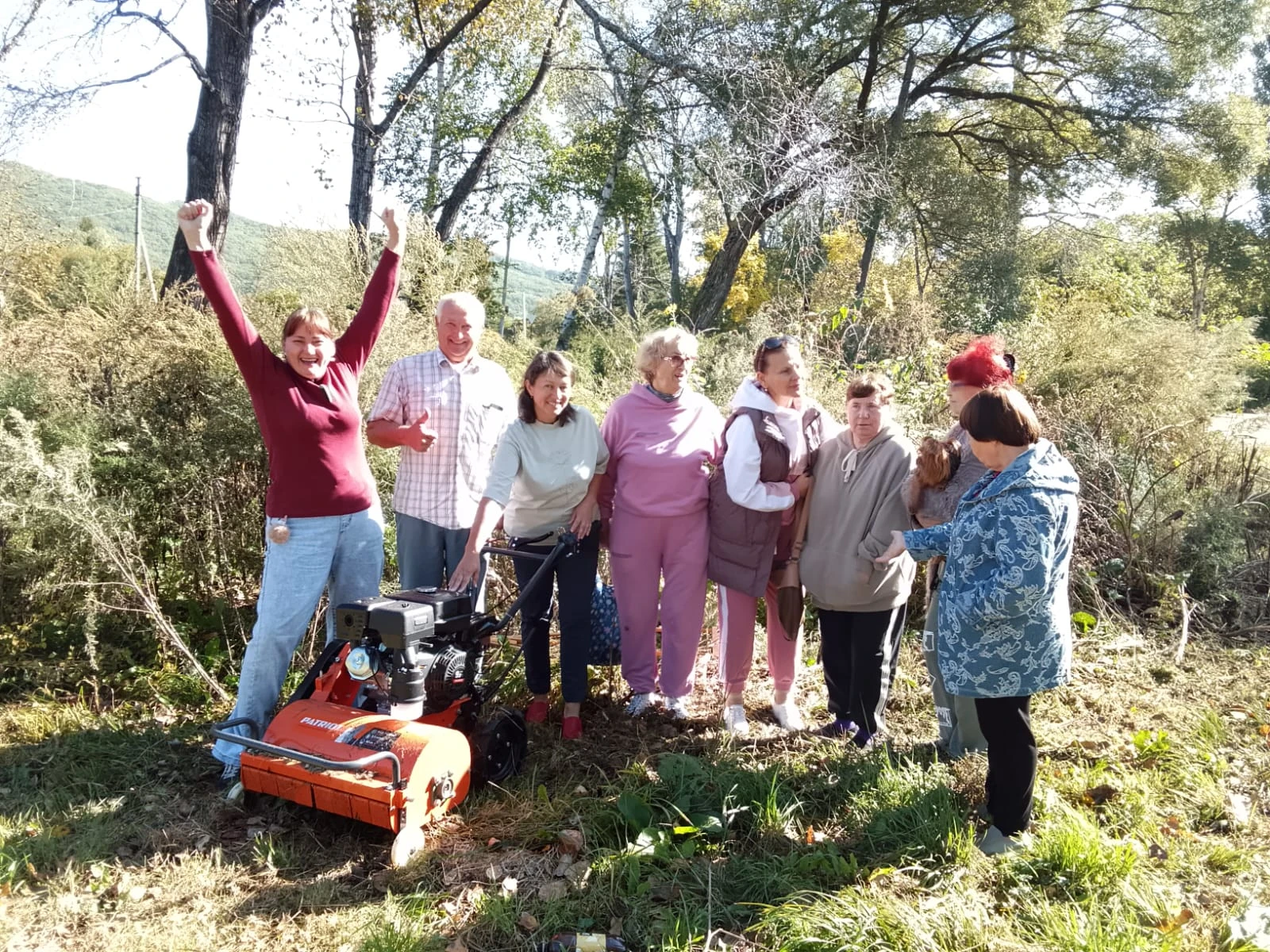 Старт проекта «Зелёный патруль»: в ТОС «Несвоевка» заступила на службу новая техника