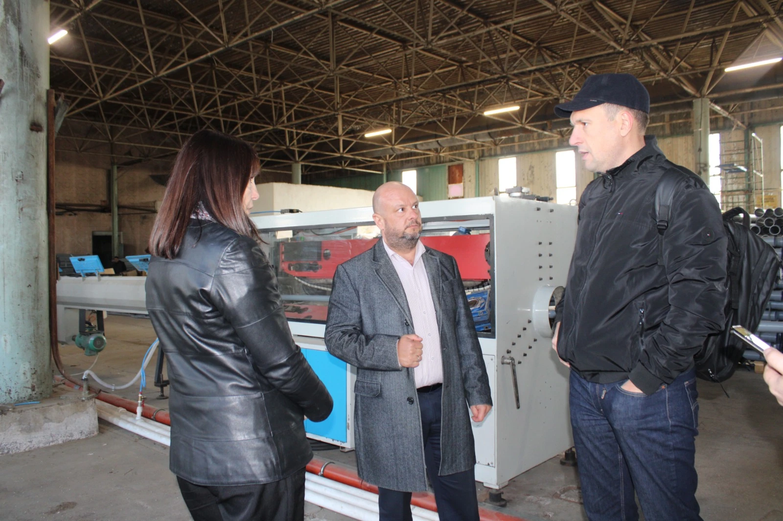 В Партизанске обсудили развитие нового производства пластмассовых труб